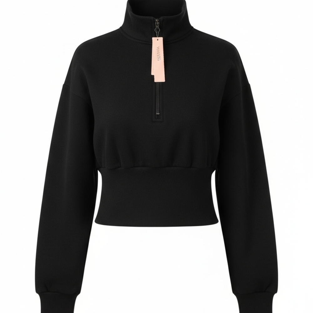 New Victoria Secret Black High-Neck Women's Top